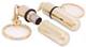 Bullet Punch Cutter with Keychain - Gold