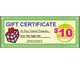 $10 Gift Certificate