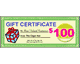 $100 Gift Certificate