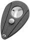 Xikar Xi2 Cigar Cutter - Granite Silver